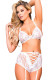 DIY White Lacy Connection Bralette Set's