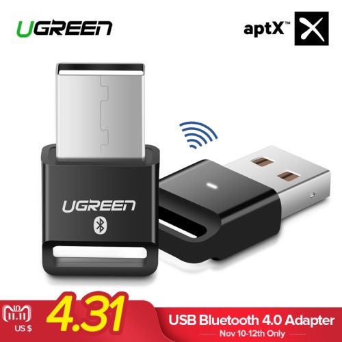 Ugreen Bluetooth Adapter USB Dongle for Computer PC Wireless Mouse Bluetooth Speaker 4.0 Music Receiver USB Bluetooth Adapter