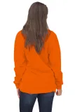 Halloween Screaming Zipped Neck Sweatshirt