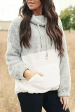 Gray Two Side Story Sweatshirt