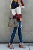 Red Miller Colorblock Cozy Thermal Top