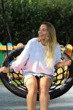 Multicolour Color Block Tie Dye Pullover Sweatshirt