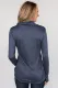 Blue All This Time Zipper Pullover Top