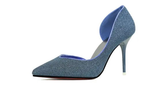 9CM Hollow Sidecut High Stiletto Heel Dress Wedding Party  Sandals