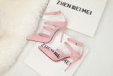 Asmxing 11CM Sweet Shallow Pointed Dress Party Elegant Sandals