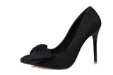 11CM Stylish Sweet Light Pointed Sexy Suede Dress Wedding Party Elegant Heeled Sandals