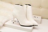 9.5CM Stiletto Martin Boots PU Booties