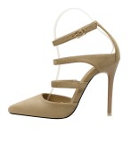 Asmxing 11CM Sweet Shallow Pointed Dress Party Elegant Sandals