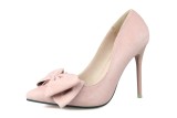 11CM Stylish Sweet Light Pointed Sexy Suede Dress Wedding Party Elegant Heeled Sandals