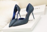 9CM Hollow Sidecut High Stiletto Heel Dress Wedding Party  Sandals