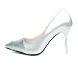 9.5CM Fashion Pointed Patent Leather H Shallow Dress Elegant Heeled