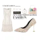 8.5CM Fine Heel Shallow Mouth Single Wedding Sandals