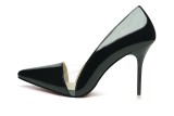 9.5CM Fashion Sexy Shallow Pointed Hollow Dress Elegant Heeled Sandals