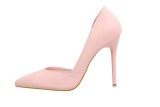 10.5CM Sweet Shallow Pointed Sidecut Hollow Dress Elegant Heeled Sandals