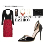10CM Sexy Rivets Shallow Pointed Elegant Dress Heeled Sandals
