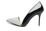 9.5CM Fashion Sexy Shallow Pointed Hollow Dress Elegant Heeled Sandals