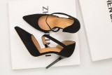Asmxing 11CM Sexy Shallow Straps Pointed Hollow Sidecut Dress Wedding Party Elegant Heeled Sandals