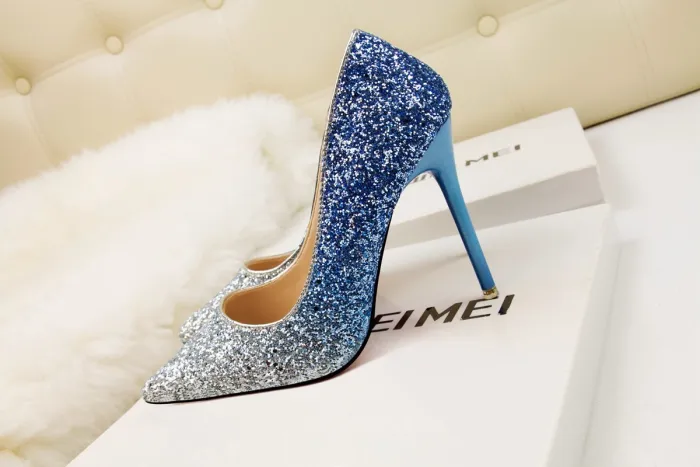 Asmxing Fashion Dress Sweet Elegant Stiletto Heeled Sandals