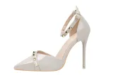10CM Sexy Rivets Shallow Pointed Elegant Dress Heeled Sandals