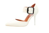Asmxing 9CM Sexy Shallow Straps Pointed Hollow High Stiletto Dress Wedding Party Elegant Heeled Sandals
