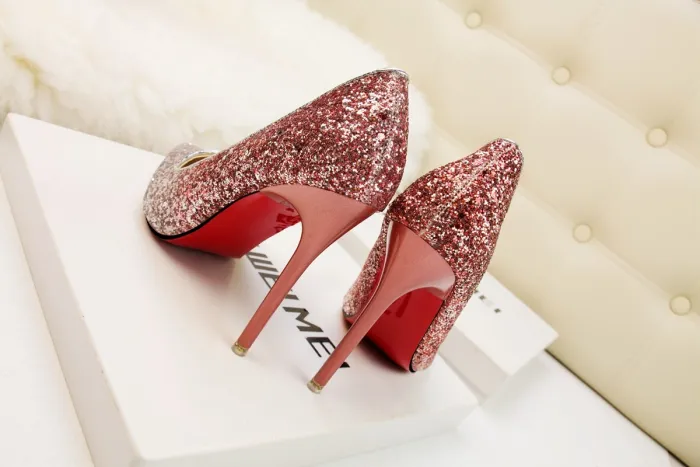 Asmxing Fashion Dress Sweet Elegant Stiletto Heeled Sandals