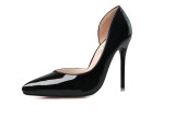 10CM Shallow Pointed Sexy Stiletto Heel Sidecut Dress Elegant Sandals