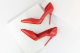 10.5CM Sweet Shallow Pointed Sidecut Hollow Dress Elegant Heeled Sandals