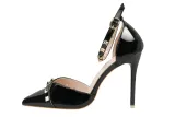 10CM Sexy Rivets Shallow Pointed Elegant Dress Heeled Sandals