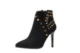 9.5CM Fashion Short Suede Pointed Rivet Sexy Wedding Party Booties