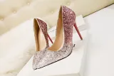 Asmxing Fashion Dress Sweet Elegant Stiletto Heeled Sandals