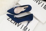9CM Fashion Pointed Bow Rhinestone Sexy Stiletto Wedding Party Sandals