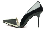 9.5CM Fashion Sexy Shallow Pointed Hollow Dress Elegant Heeled Sandals