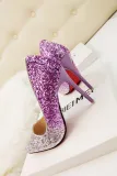 Asmxing Fashion Dress Sweet Elegant Stiletto Heeled Sandals