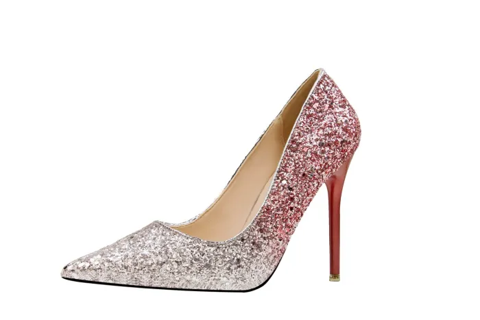 Asmxing Fashion Dress Sweet Elegant Stiletto Heeled Sandals