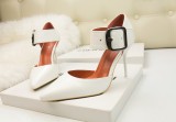 Asmxing 9CM Sexy Shallow Straps Pointed Hollow High Stiletto Dress Wedding Party Elegant Heeled Sandals