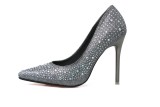 11CM Stylish Sweet Elegant Light Pointed Diamond Drill Rhinestone Wedding Sandals