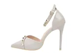 10CM Sexy Rivets Shallow Pointed Elegant Dress Heeled Sandals