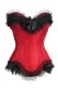 a068-19 red corset Burlesque Corset