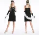 457 black flapper costume S-2XL $14