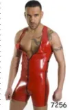 7256 leather catsuit m-2xl