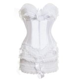 A068-14 bridal Corset & Skirt Set