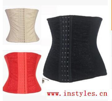 b019-2 80% discount Lace up steel bone corset