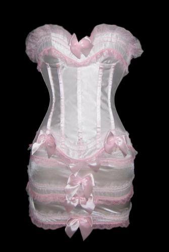 A068-19 Burlesque Corset & Skirt Set