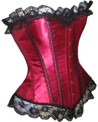 LA036-1 pink corset