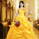 5229 Adult Belle Costume Ladies Cosplay Princess Fancy Dress