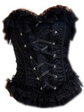 a208 black corset top 1643