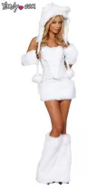 86 white animal costume