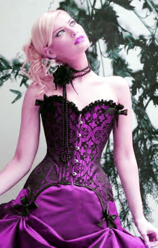 ZT5232 purple corset