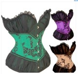 A827-5Green corset