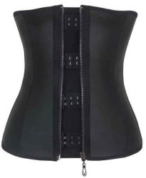 8113 New zipper with clip latex waist trainers